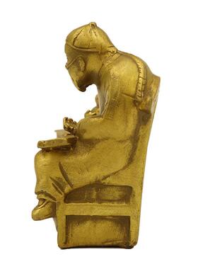 铜房日摆进T71斗金账先生精打细算件财铜质老板开业礼品家居招摆