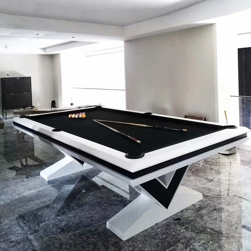 星盛厂家高定款台球桌现代豪华美式九球标准家用商用出口台球桌