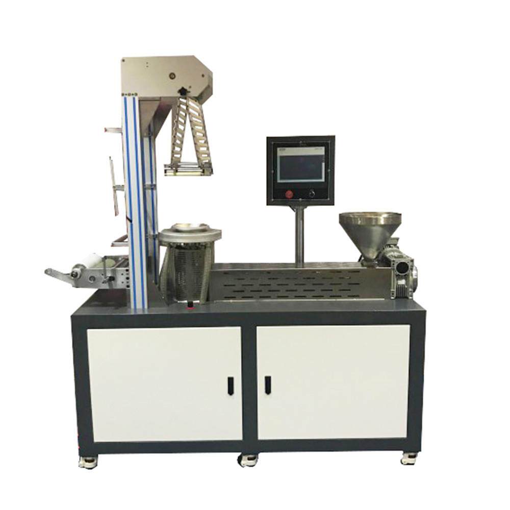 PE 吹膜机 300mm 膜宽 + 10kg/h 产能 食品包装膜透明无晶点 热封