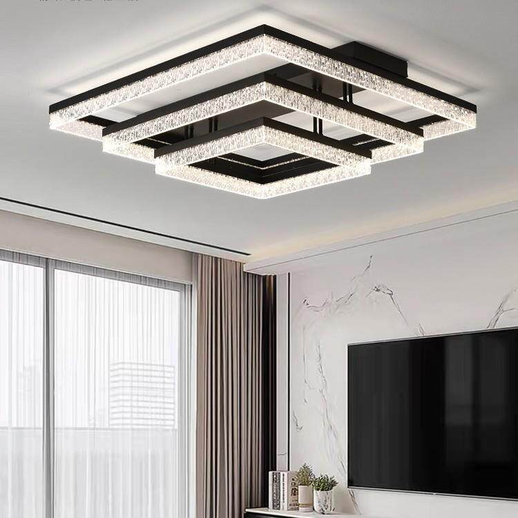 客厅现代简约大气吸顶灯轻奢感主灯三室二厅全屋灯具套餐组合
