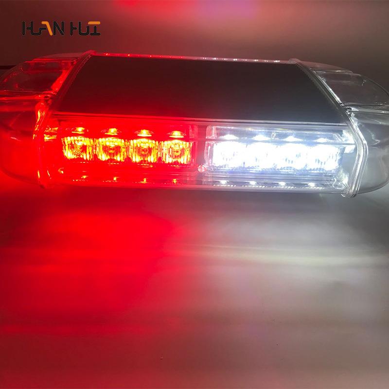 爆闪灯 大功率LED车顶警示灯 汽车爆闪车顶灯吸顶灯 12-24V短排灯