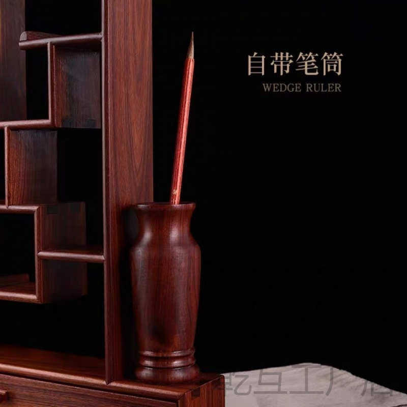 祥龙笔挂红木酸枝笔架高档放笔的架子创意文房四宝摆件毛笔架子