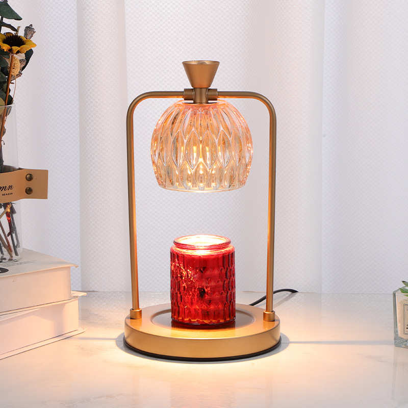 融蜡灯定时调光香薰灯浪漫简约卧室床头台灯融烛扩香无火融烛灯