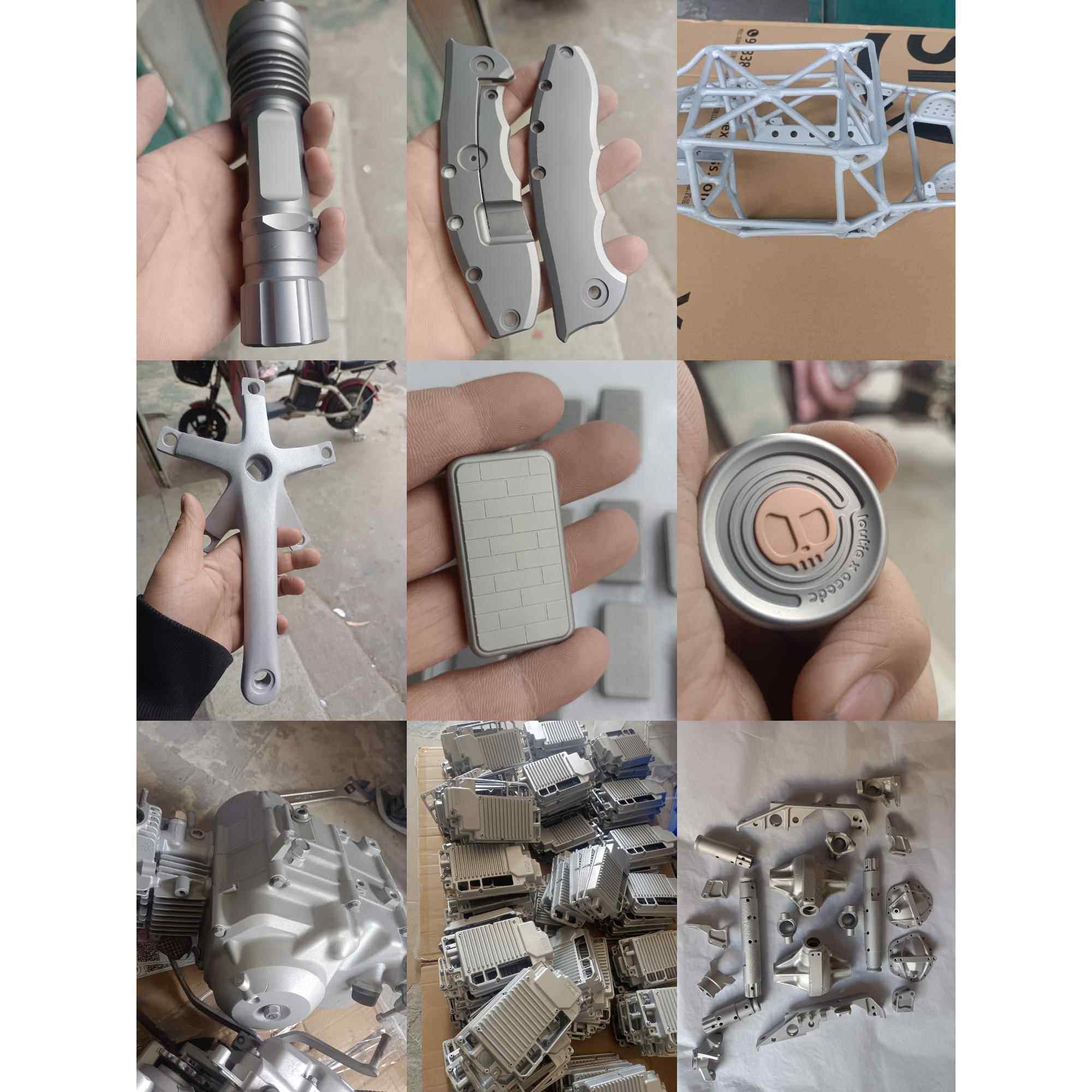 喷砂代加工喷砂加工翻新铁铝钛合金不锈钢木材亚克力各材质都可以 - 实物图