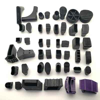 D型方形人字梯脚套奥鹏铝合金梯脚橡胶家用梯子耐磨防滑橡皮脚垫