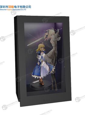 42寸透明屏展示柜拼接透明屏展示柜led互动触摸3D橱窗厂家直销