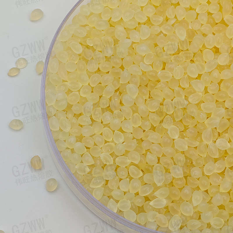 25kg整袋热溶胶胶粒 速干高温热熔胶粒 自动包装黄色热容胶颗粒
