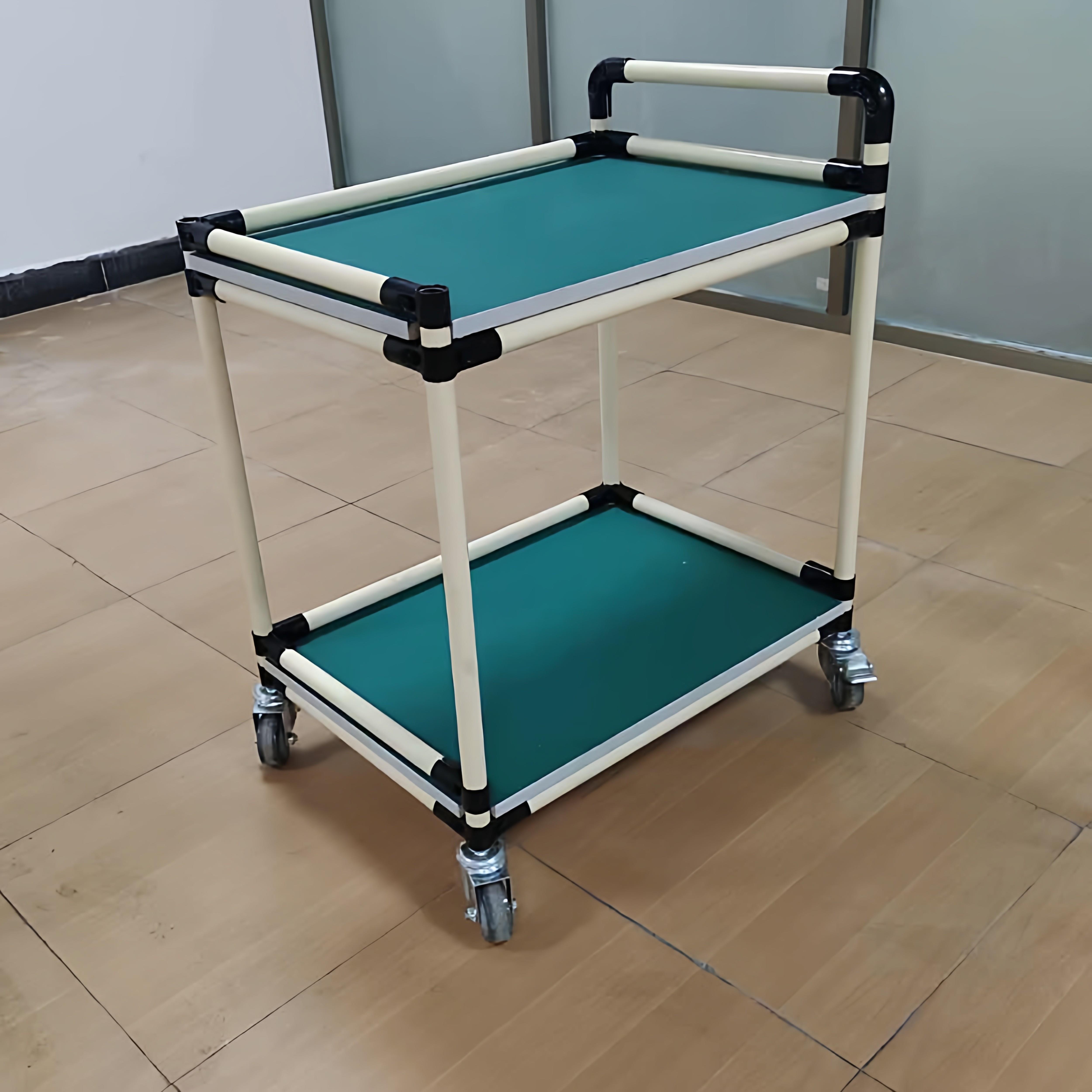 可定制工厂车间专用防静电周转车物料架移动带轮小推车工具车