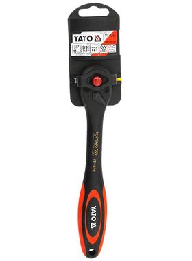 易拓（YA中TO）快速脱落棘轮扳TPX手柄套筒扳手72尔齿大扭软矩铬