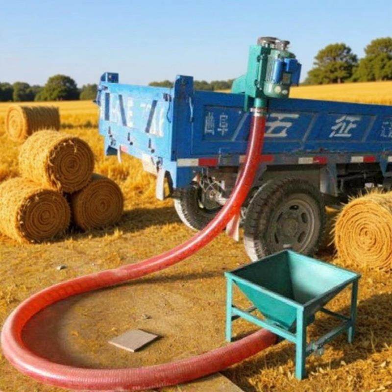 农用软管式吸粮机高效小型车载式吸粮机玉米小麦输送机