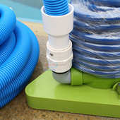 吸游泳池污水下吸尘器机灌水手动手工水泳池无需池底清洁器龟设备