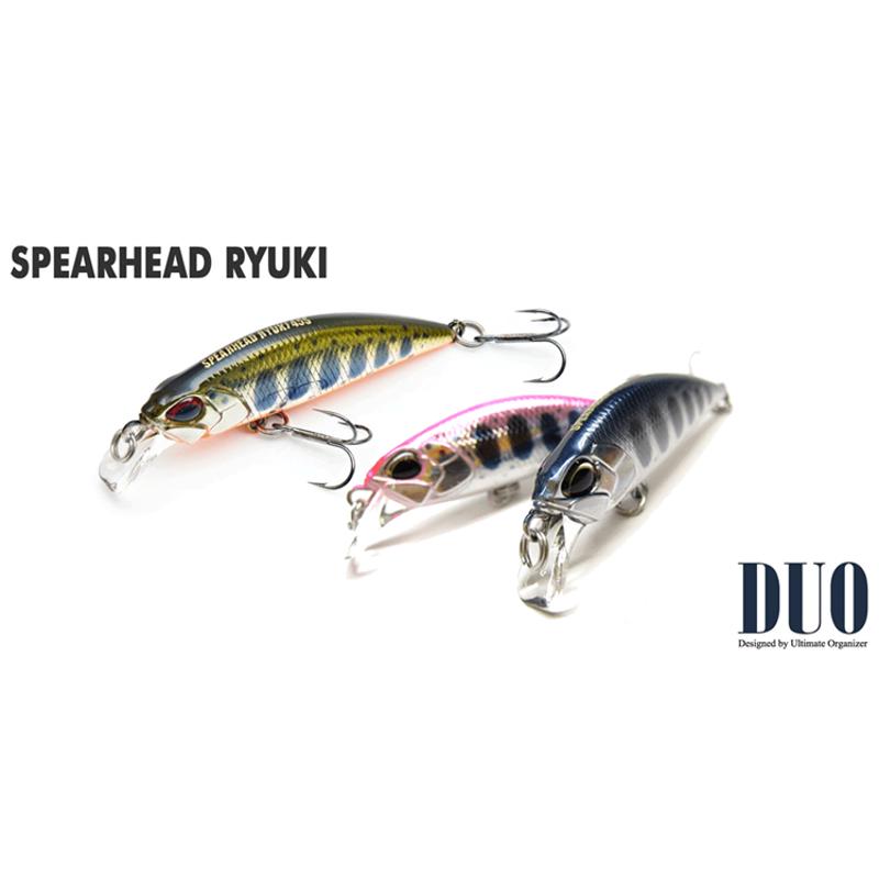 日本DUO SPEARHEAD RYUKI 矛头50S 4克翘嘴鳟鱼沉水米诺路亚饵