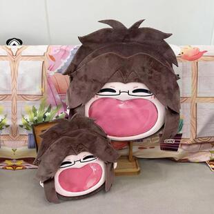 巨人韩吉痛包斜挎包周边毛绒大嘴痛包双肩包透明展示书包礼 进击