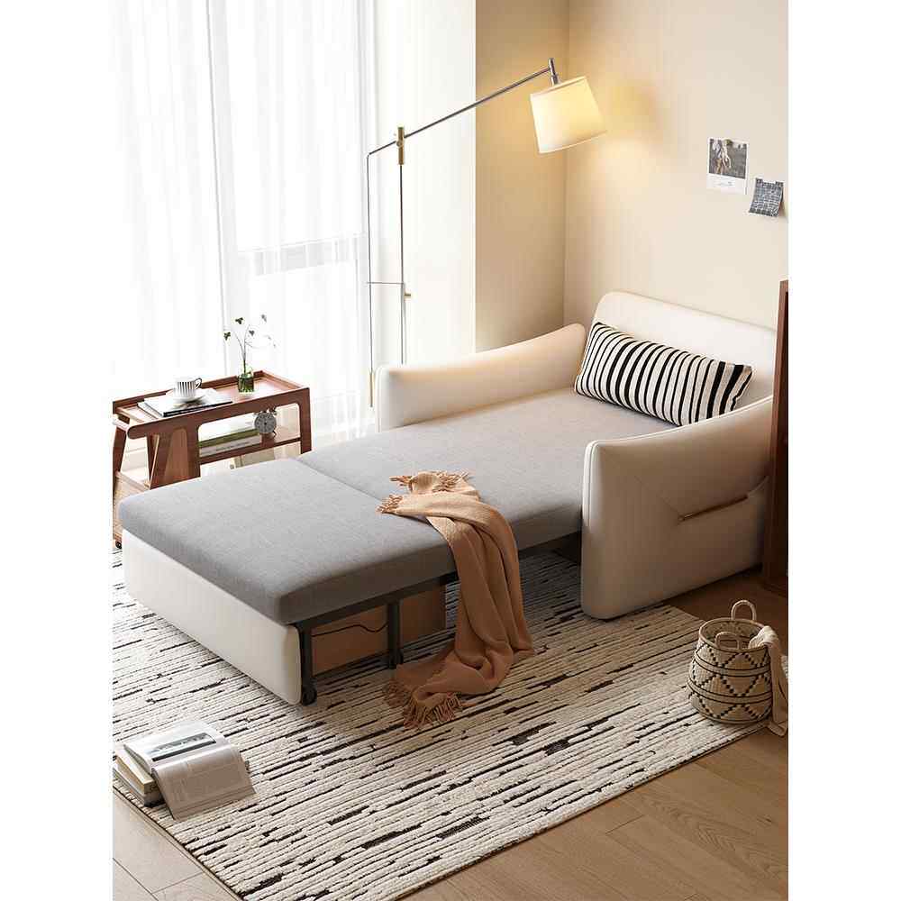 [香港包邮]政府补贴木宫匠沙发床小户型伸缩折叠一体两用2025新款