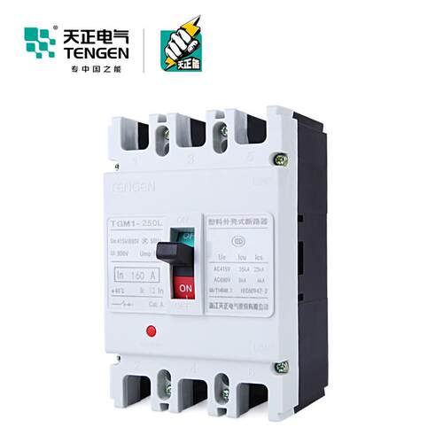 TENGEN天正TGM1塑壳断路器33002电动机保护断路器动力型空气开关