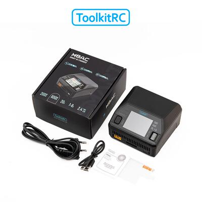 ToolkitRC M8AC多功能平衡充电器 AC200WDC600W @20A快充65W 8S