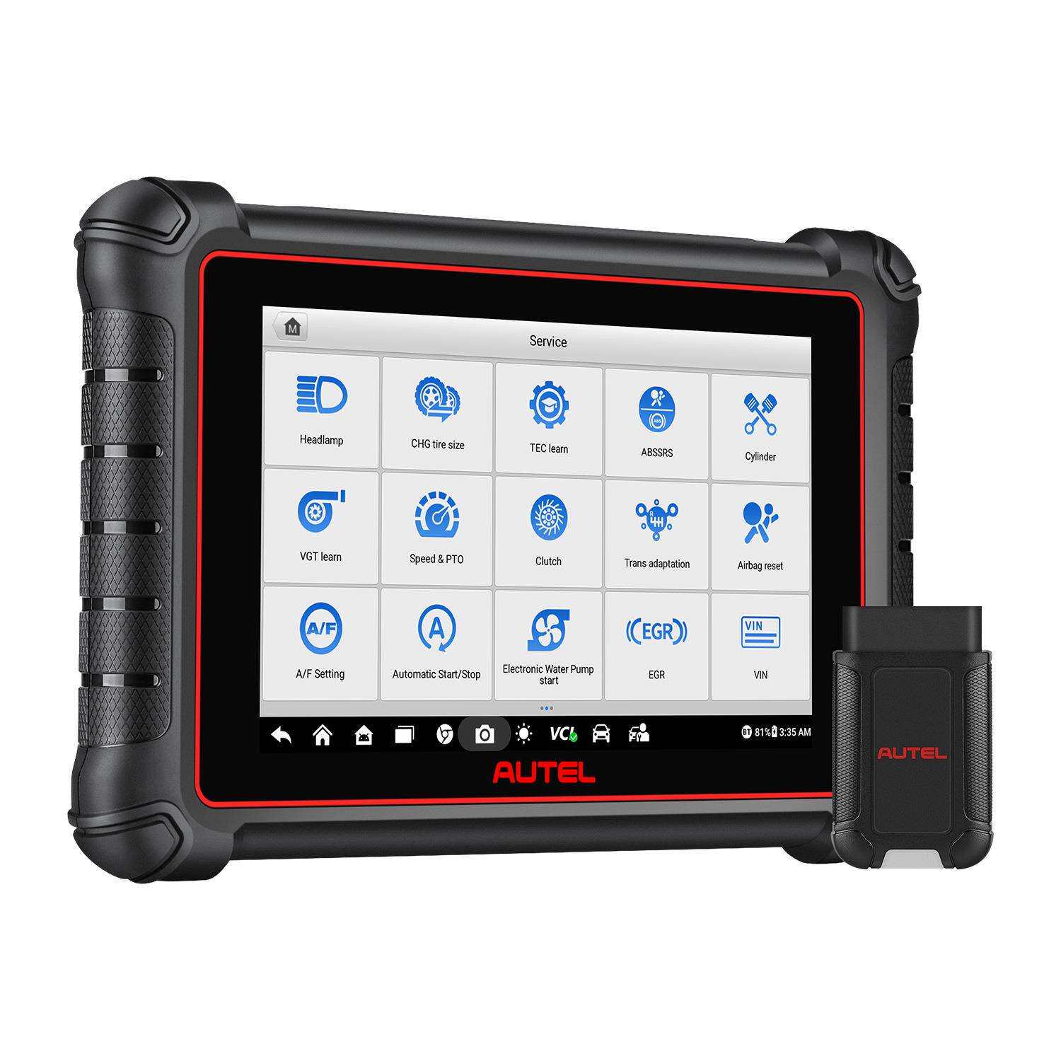 道通AUTEL MK900BT汽车全系统诊断仪ECU编码示波器检测全系统扫描