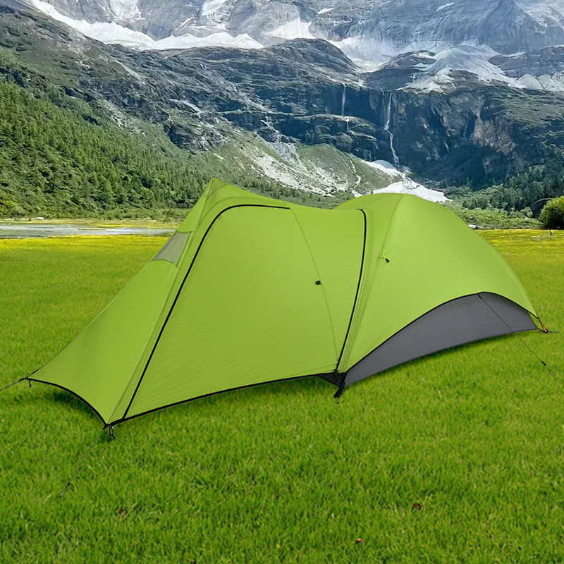 双层帐篷搭建双人帐篷户外便携露营泰徒步超轻林特防雨易登山防风