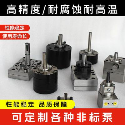 保护膜涂布机胶水泵 精准计量热熔胶熔体泵 小流量微型齿轮胶水泵