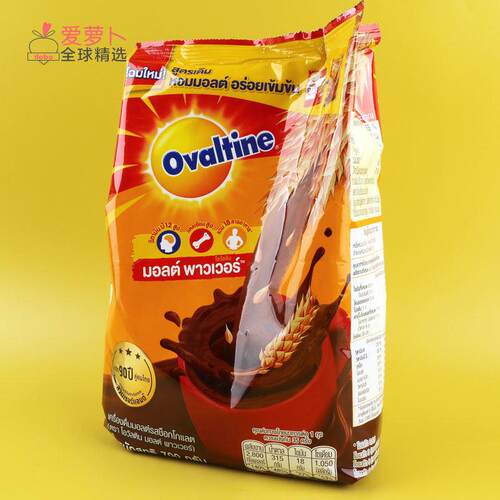 泰国Ovaltine阿华田三合一麦芽巧克力冲饮可可芝麻粉豆奶