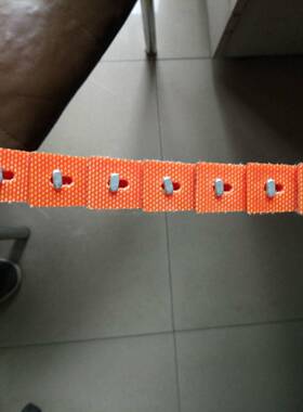 活络带扣搭式传动带钉红色带无钉A型ZABC红色