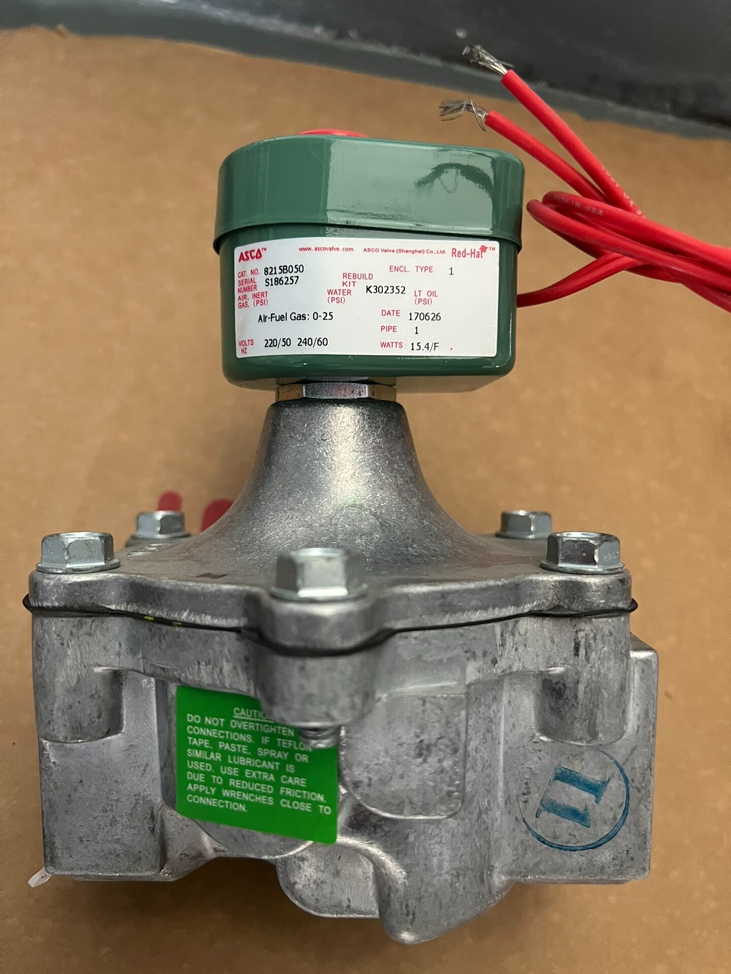 美国ASCO燃气电磁阀8215B050