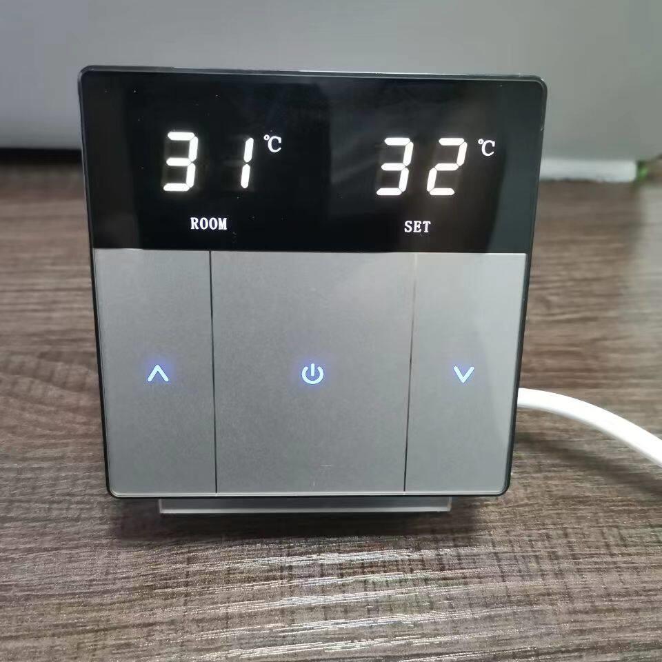 地暖温控器水暖温控器外置感温头控制数字显示家用面板家居S808