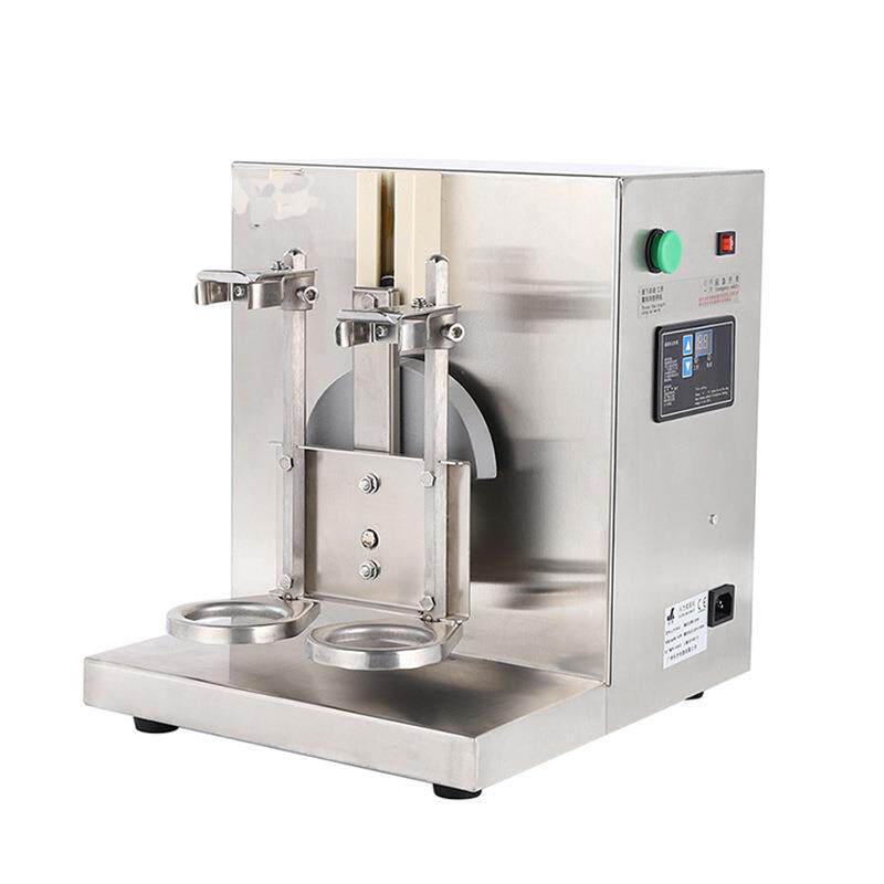 全自动双头摇杯机不锈钢珍珠奶茶店摇匀机商用摇摇机雪克杯摇摇机