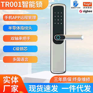 涂鸦智能锁公寓酒店民宿蓝牙电子锁通通锁远程管理家用木门指纹锁