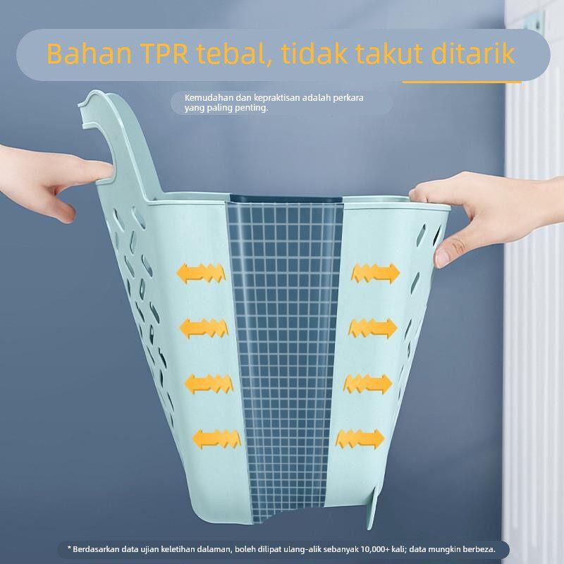 脏衣篓可折叠家用洗衣篮筐壁挂卫生间浴室神器放脏衣服收纳置物架