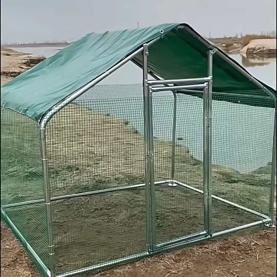 户外养鸡棚鸡笼子家用大号鸡鸭鹅兔养殖笼防雨鸽舍鸡窝室外养鸡棚