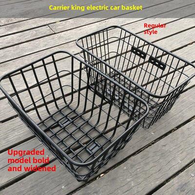 电动车山地车大号加厚后置大车筐