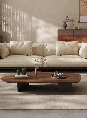 宋式美直黑胡桃实木棉麻布艺沙发新中式客厅排四人位OXA户家用学