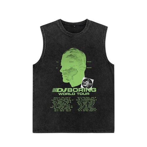 Men's Casual Sleeveless Loose Design Cotton Tank Top