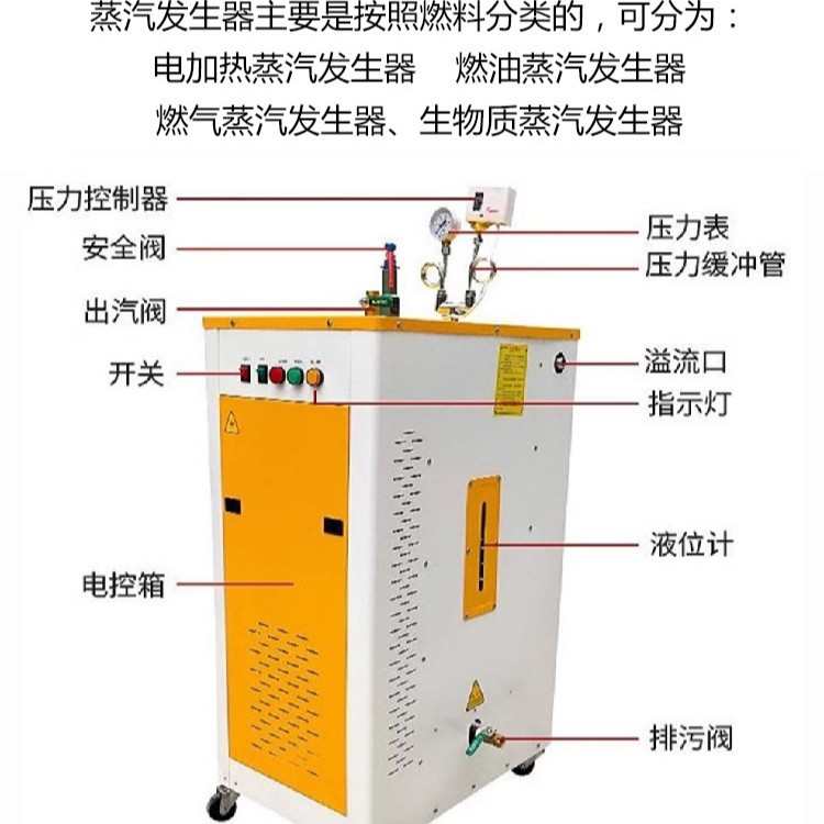 全自动电加热蒸汽发生器冬季桥梁蒸汽养护设备48kw桥梁蒸汽养护器