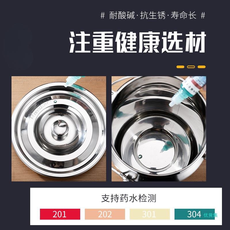 304不锈钢密封罐加厚提奶桶酒桶油桶密封罐摆摊便携水果捞酸奶桶