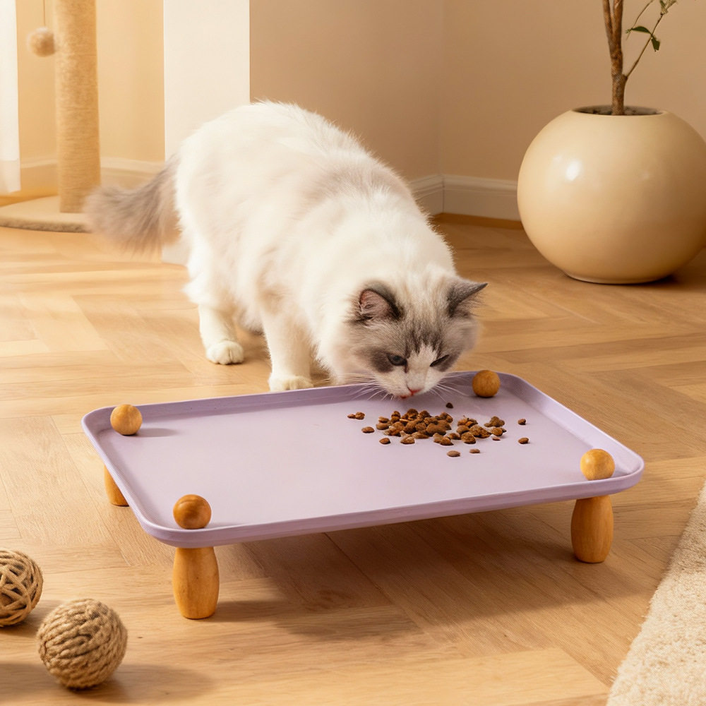 宠物餐盘猫粮增高增高打翻慢食碗