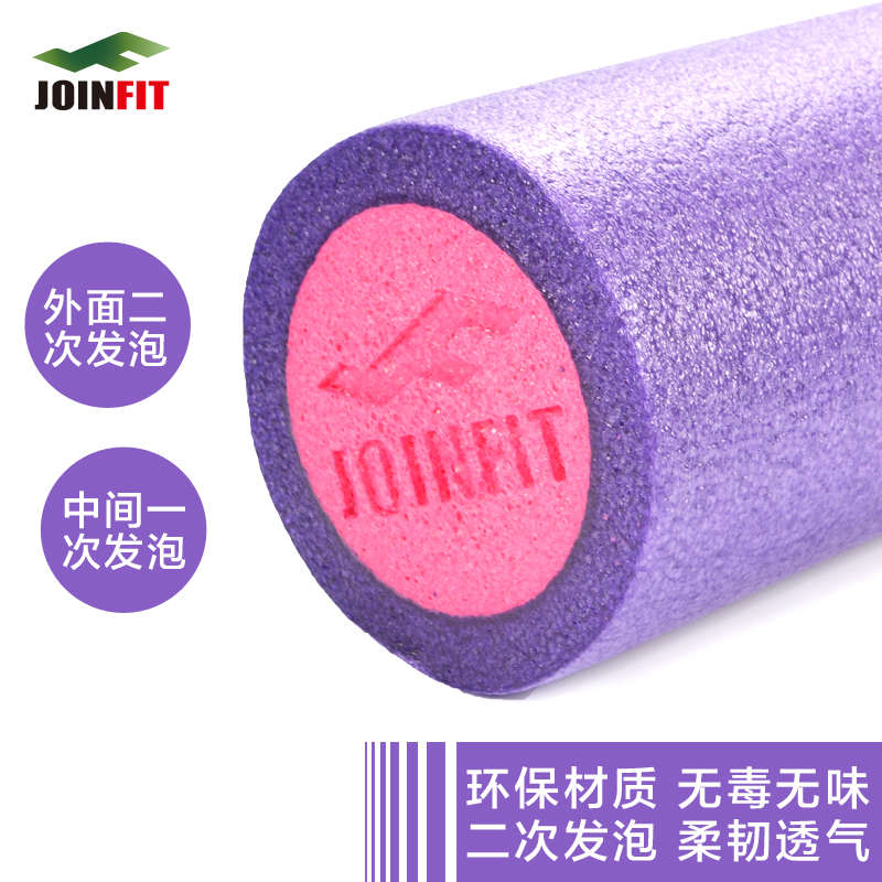 joinfit实心款泡沫轴肌肉放松 foam roller 健身按摩轴瑜伽柱滚轴