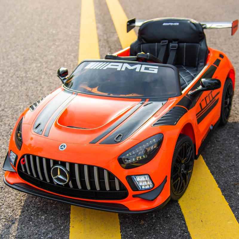 高档宾士儿童电动汽车四轮玩具车可坐人婴儿跑车宝宝遥控赛车男女