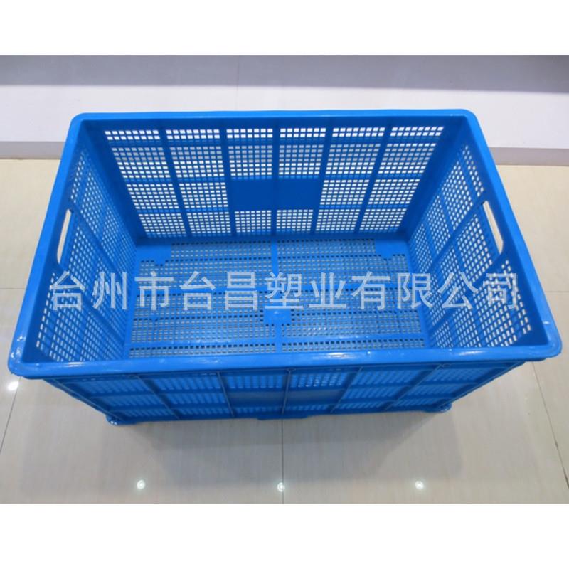 全新料加厚1米筐服装厂快递物流周转筐可配万向轮大号塑料筐