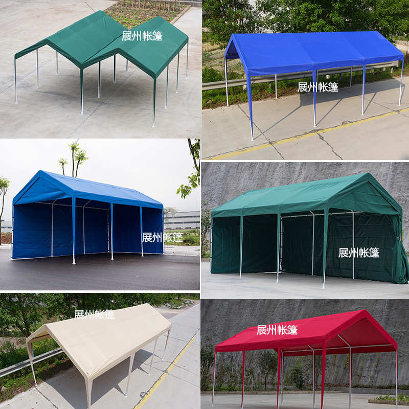 红大帐篷遮阳网餐厅车库停家用车棚帐篷雨篷摆摊用车棚集市户外