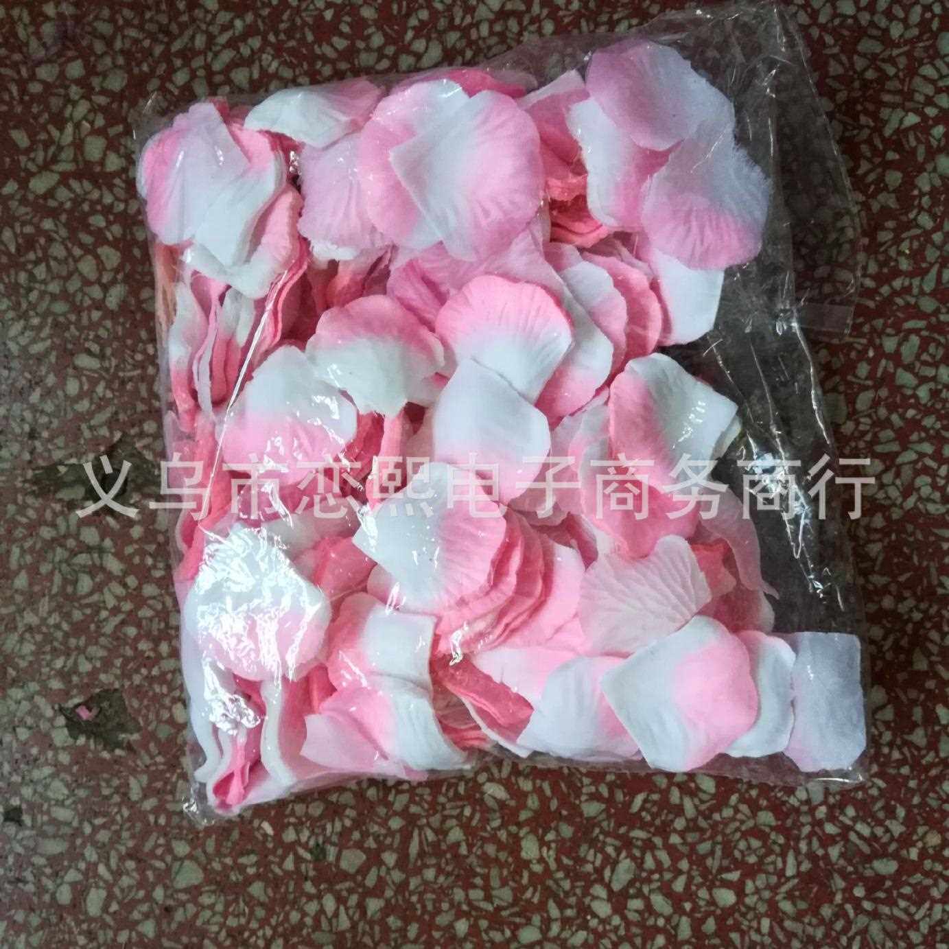 人仿LIANXI-4真玫瑰花瓣假花瓣 造绢花瓣一斤装*5婚庆 道5具套装