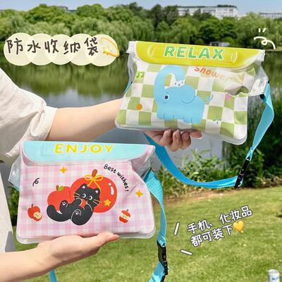 Waterproof Waist Bag for Swimming - PVC Material, Suitable f