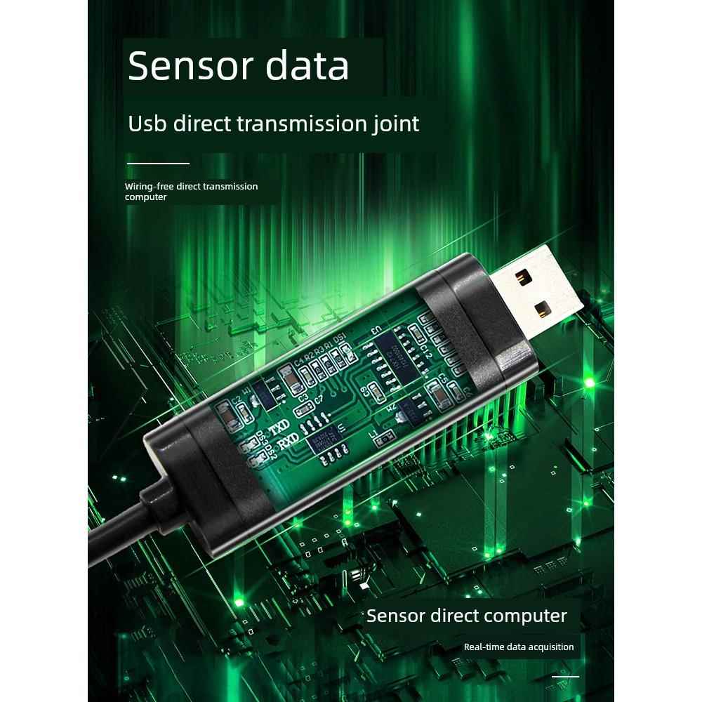 称重传感器高精度测力USB直接接入电脑软件协议转485隔离模块通讯