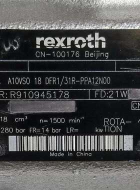 R910945178 AA10VSO18DFR1/31R-PPA12N00 # Rexroth//力士乐