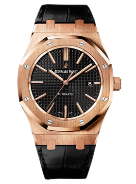 [9.8新]爱彼18K玫瑰金自动机械手表男表15400OR.OO.D002CR.01