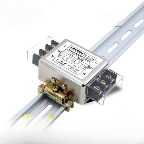 CW4L2-6A10A20A TS单相交流电源滤波器 端子台导轨SR音响功放220V