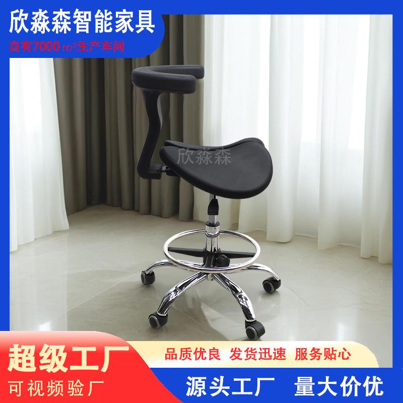 发廊大工凳升降可调脚控转椅带靠背的沙龙凳马鞍椅骑马椅跨境工厂