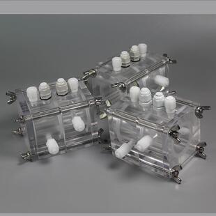 微生物燃料电池 高透明 高透光电解池反应堆 微生物反应器 50ml