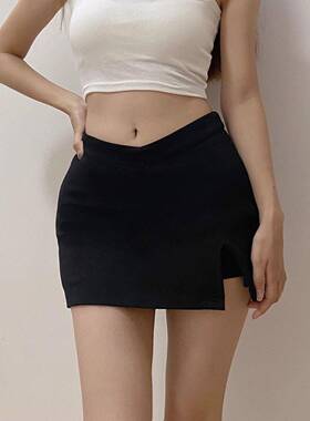 Women's Solid Color Plicated Skirt, Feminine Fashion Casual